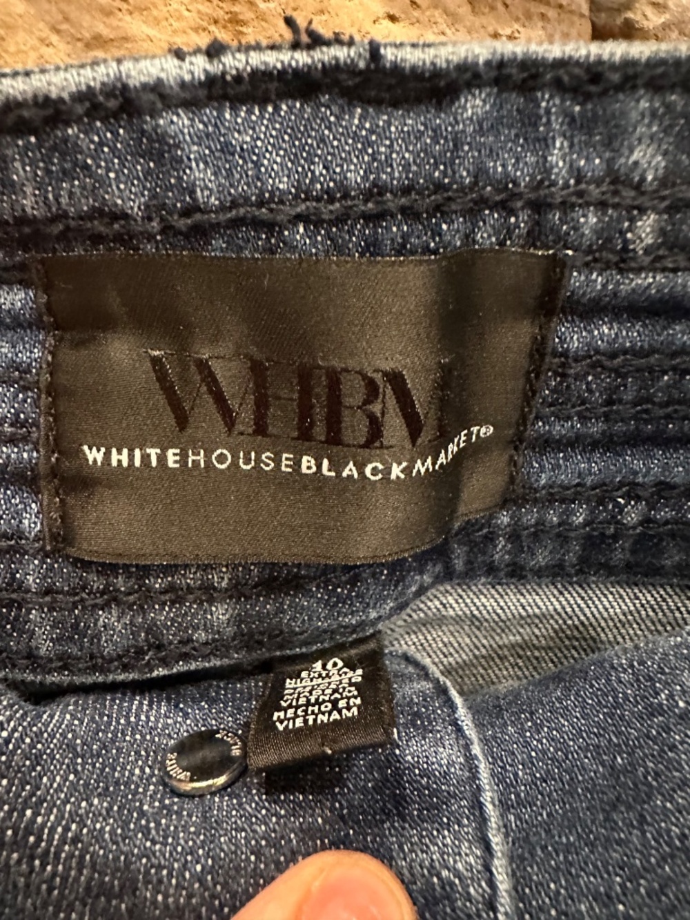 White House Black Market High Rise Jeans - Picture 3 of 4